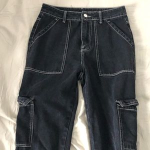 Shein, black, cargo pant.